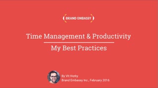 Time Management & Productivity -  B...