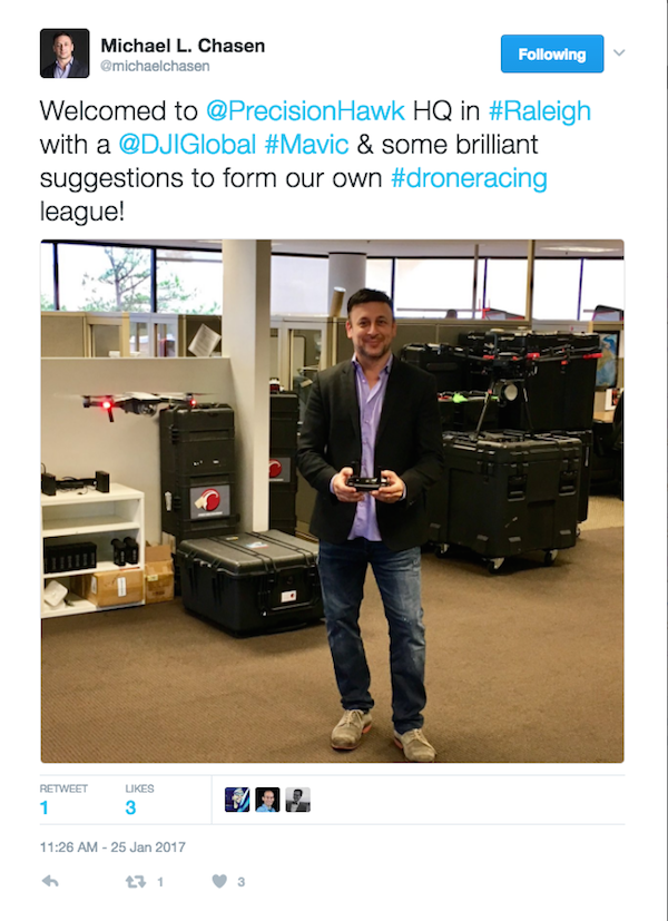 Michael Chasen at PrecisionHawk