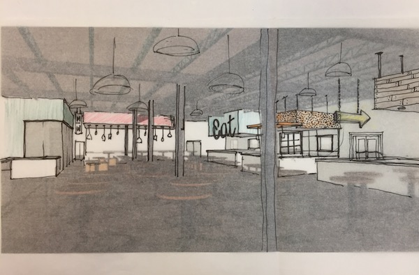 Durham Food Hall rendering