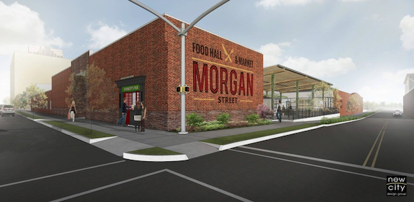 MOrgan Street Food Hall exterior