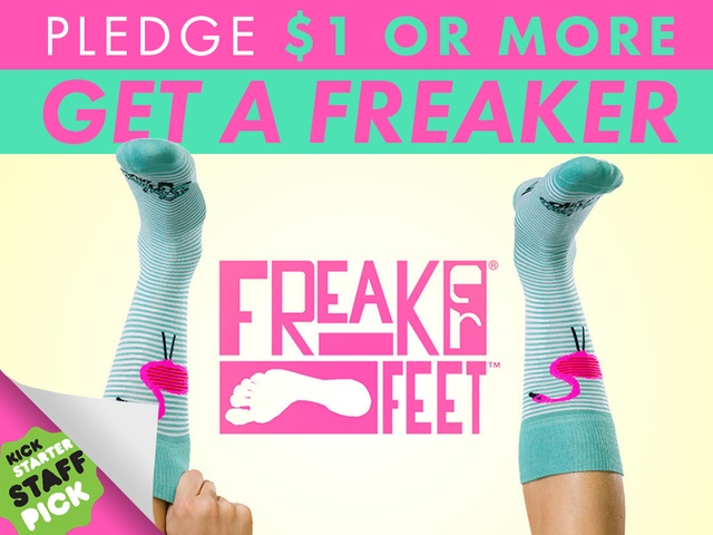 Freaker Feet! 127 USA made sock designs! project video thumbnail